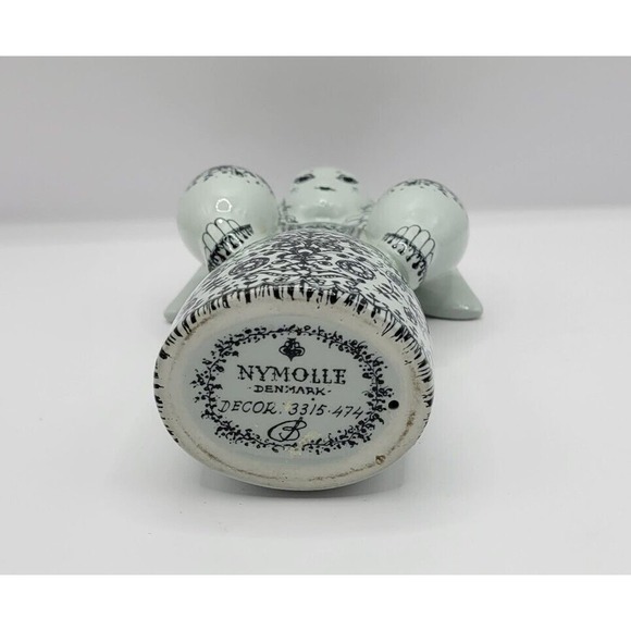 Vintage Nymolle Denmark Ceramic Angel Candleholder by Jacob E Bang - Picture 6 of 8